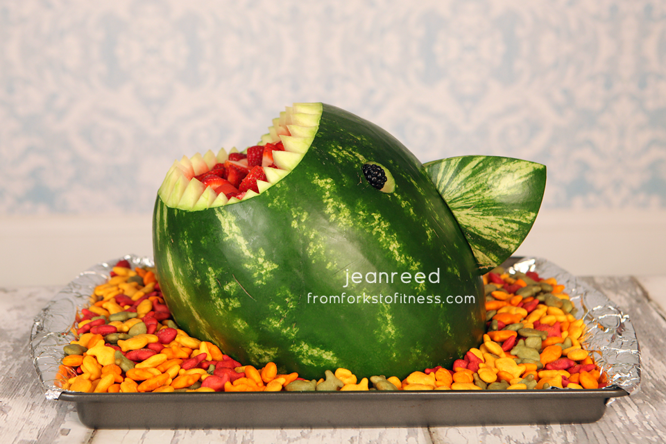 21 Day Fix: Watermelon Shark Carving | From Forks to Fitness